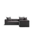 NOMAD - 4 Seat Corner - Right - Brushed Cotton Dark Gray