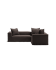 NOMAD - 4 Seat Corner - Right - Pure Linen Truffle Brown