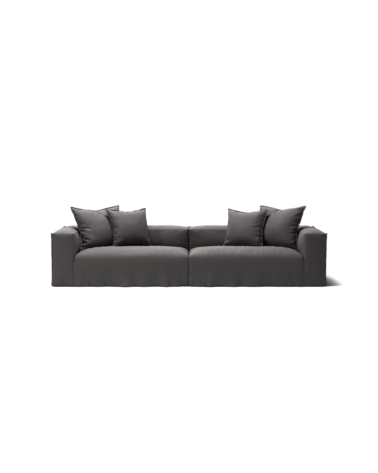 NOMAD - 4 Seat - Brushed Cotton Dark Gray