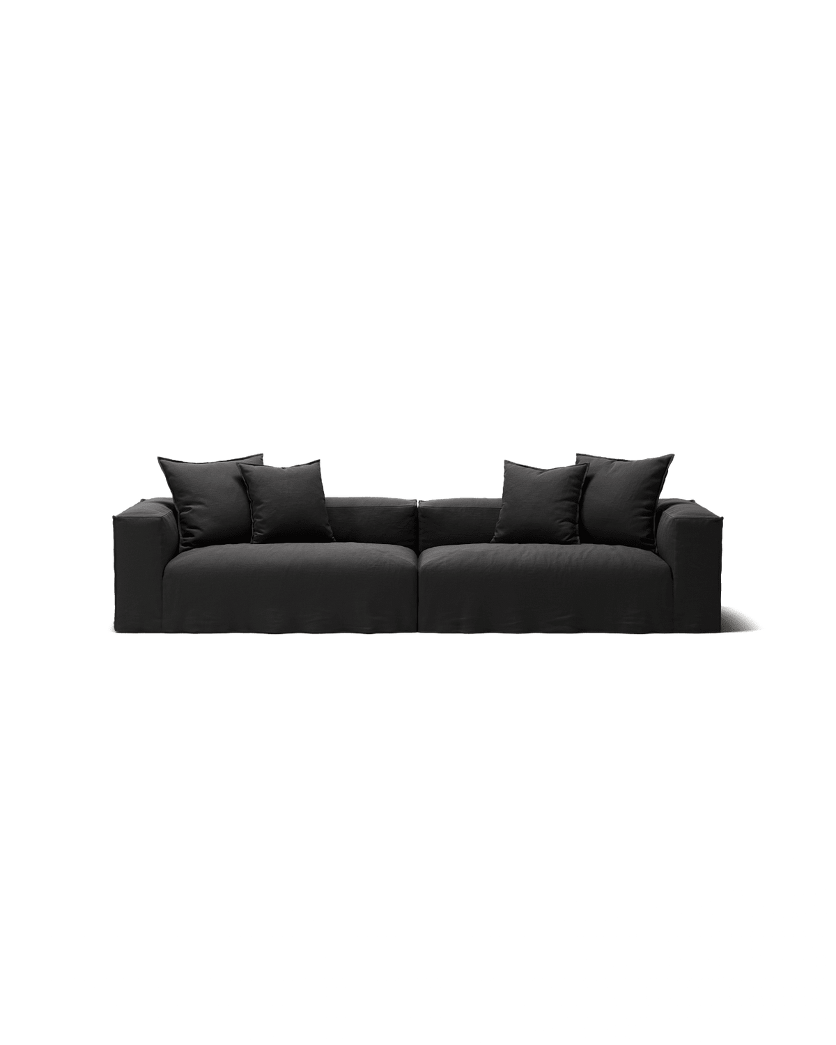 NOMAD - 4 Seat - Pure Linen Dark Charcoal
