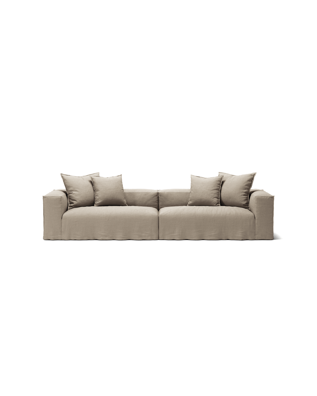 NOMAD - 4 Seat - Pure Linen Sandy Beige