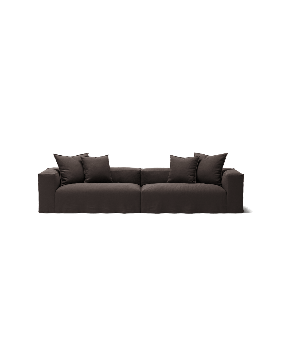 NOMAD - 4 Seat - Pure Linen Truffle Brown