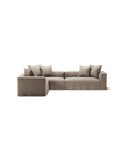 NOMAD - 5 Seat Corner - Left - Pure Linen Pale Gray