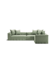 NOMAD - 5 Seat Corner - Right - Pure Linen Vivid Green