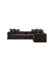NOMAD - 5 Seat Corner - Right - Pure Linen Truffle Brown