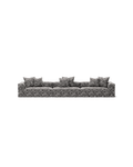 NOMAD - 5 Seat - Chenille Jacquard Zebra Black White