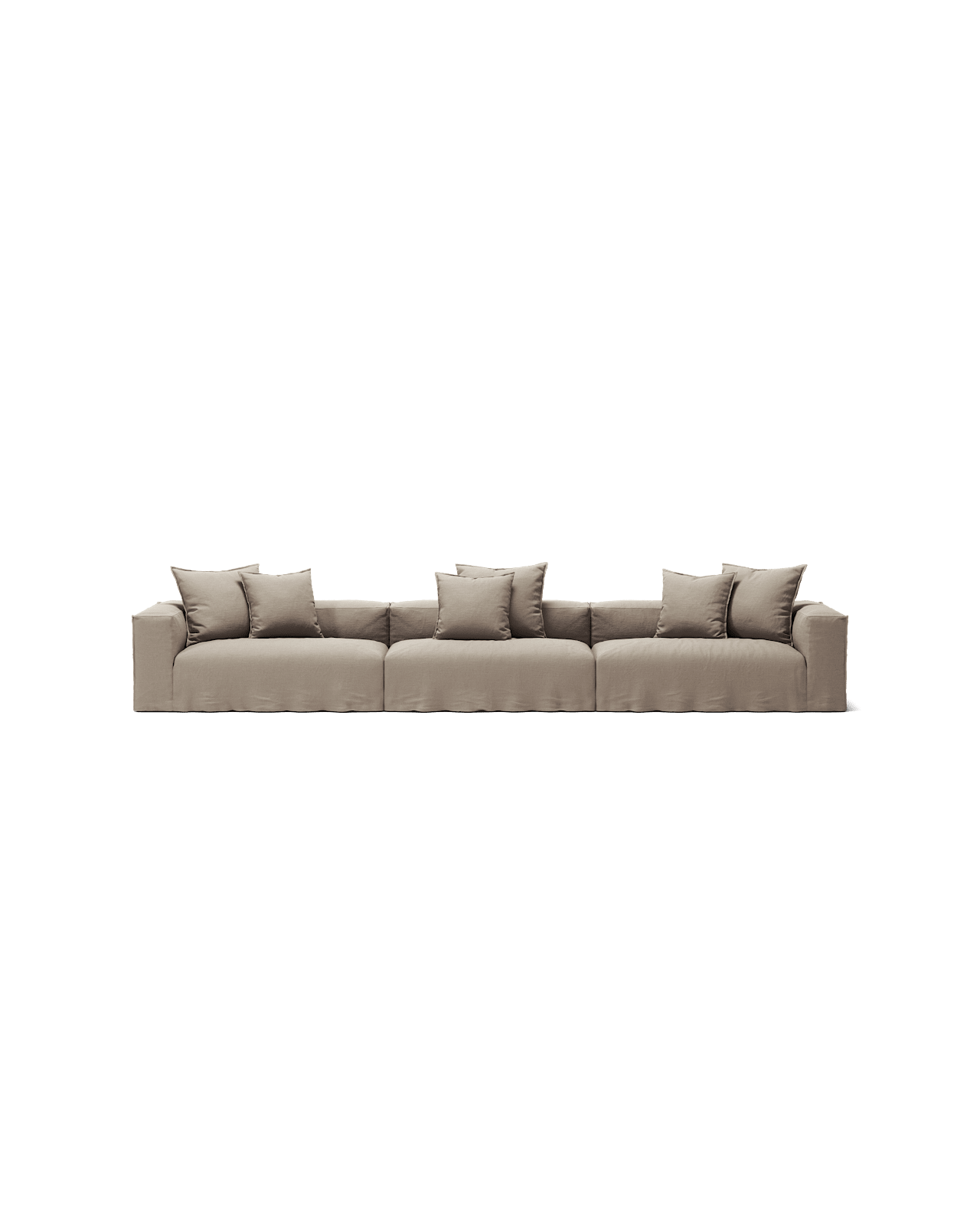 NOMAD - 5 Seat - Pure Linen Pale Gray