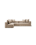 NOMAD - 5 Seat corner with open end - Left - Brushed Cotton Sandy Beige
