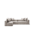 NOMAD - 5 Seat corner with open end - Left - Textured Blend Beige