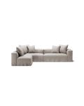 NOMAD - 5 Seat corner with open end - Left - Textured Blend Beige