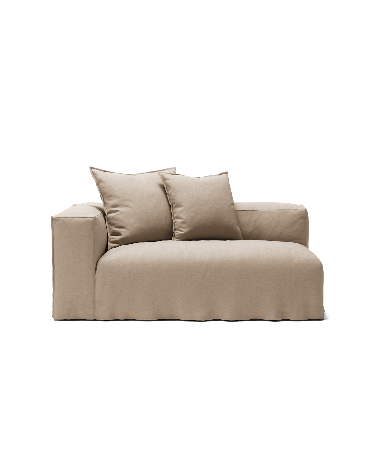 NOMAD - 2 Seat - Left - Brushed Cotton Sandy Beige