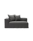 NOMAD - 2 Seat - Left - Brushed Cotton Dark Gray
