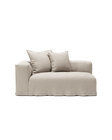 NOMAD - 2 Seat - Left - Pure Linen Off-White