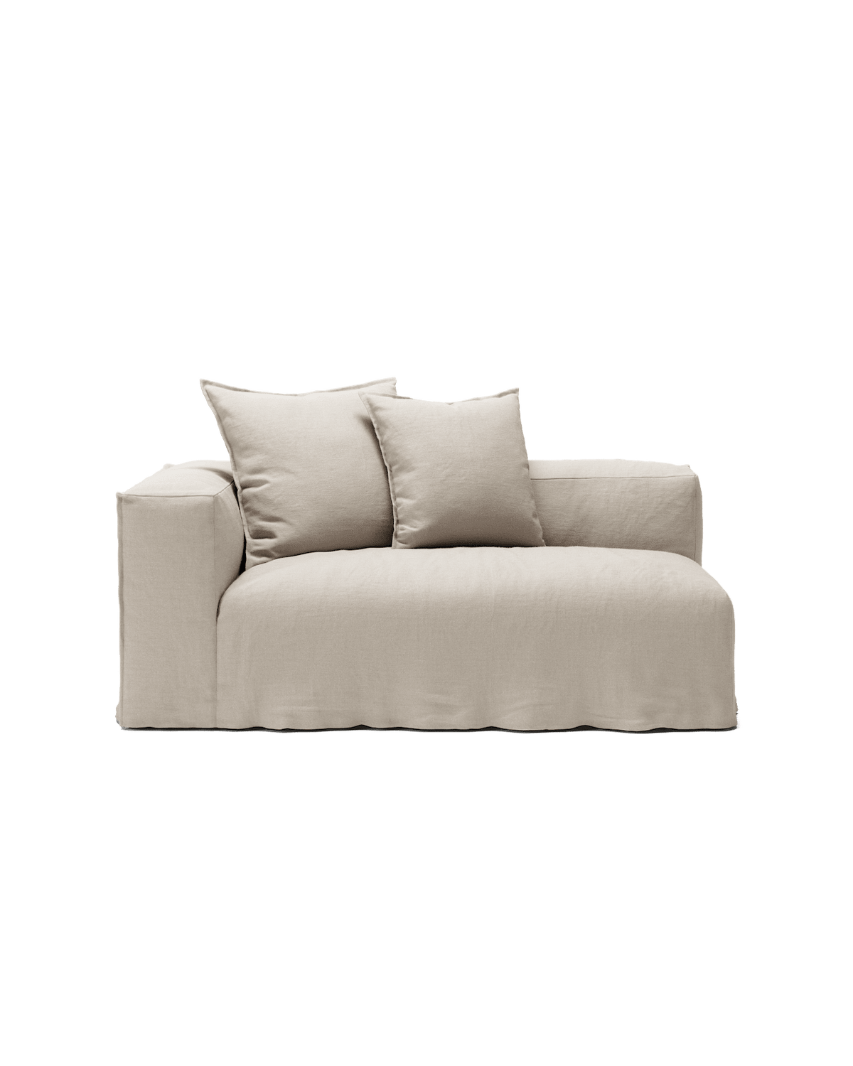 NOMAD - 2 Seat - Left - Pure Linen Off-White