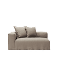 NOMAD - 2 Seat - Left - Pure Linen Pale Gray