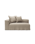 NOMAD - 2 Seat - Left - Pure Linen Sandy Beige
