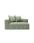 NOMAD - 2 Seat - Left - Pure Linen Vivid Green