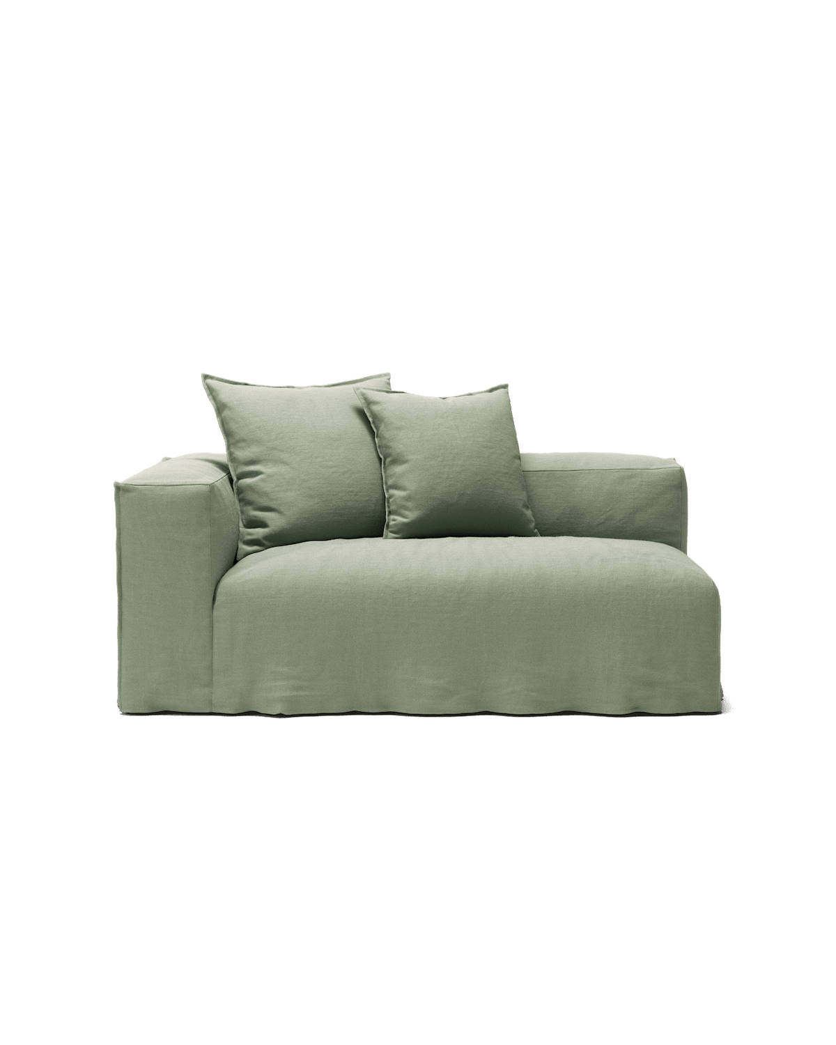 NOMAD - 2 Seat - Left - Pure Linen Vivid Green