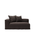 NOMAD - 2 Seat - Left - Pure Linen Truffle Brown