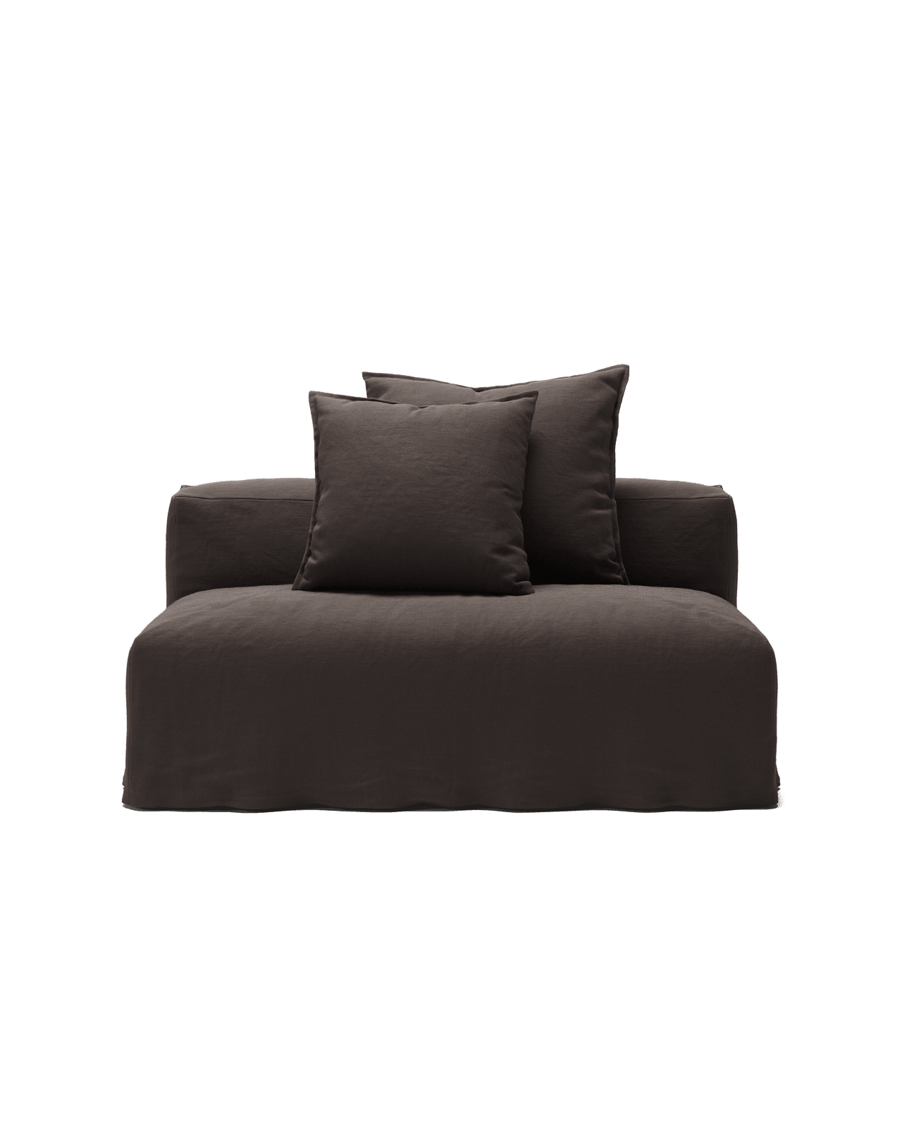 NOMAD - Seat - Pure Linen Truffle Brown