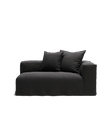 NOMAD - 2 Seat - Right - Pure Linen Dark Charcoal
