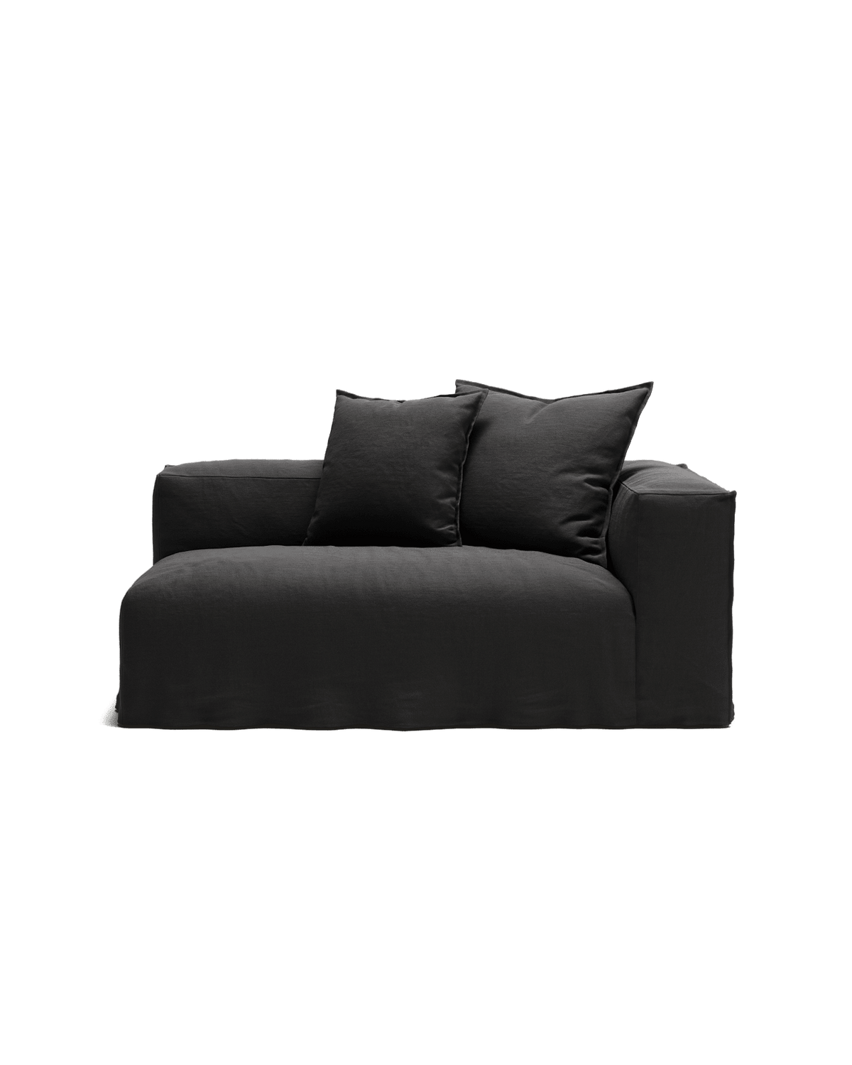 NOMAD - 2 Seat - Right - Pure Linen Dark Charcoal