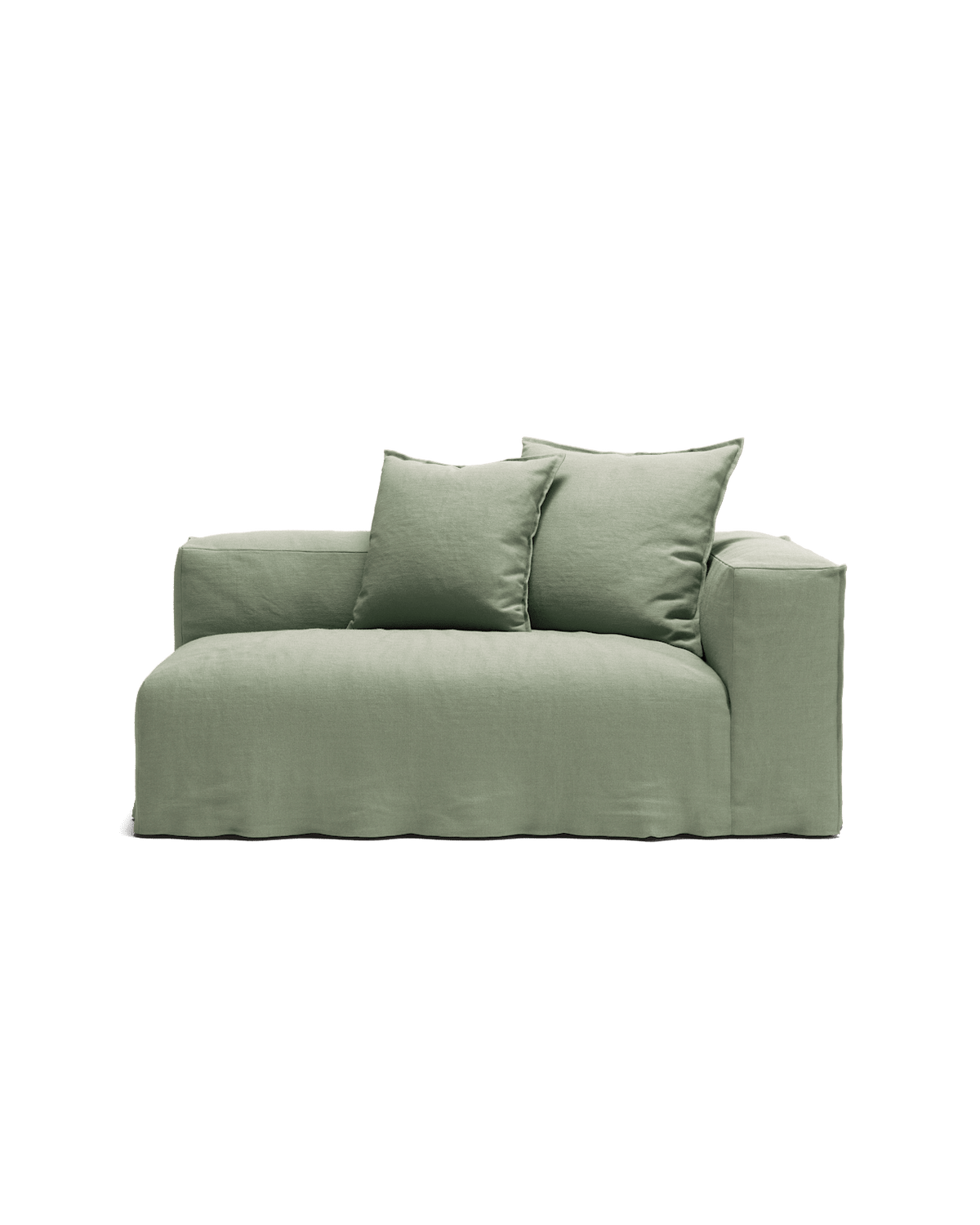 NOMAD - 2 Seat - Right - Pure Linen Vivid Green