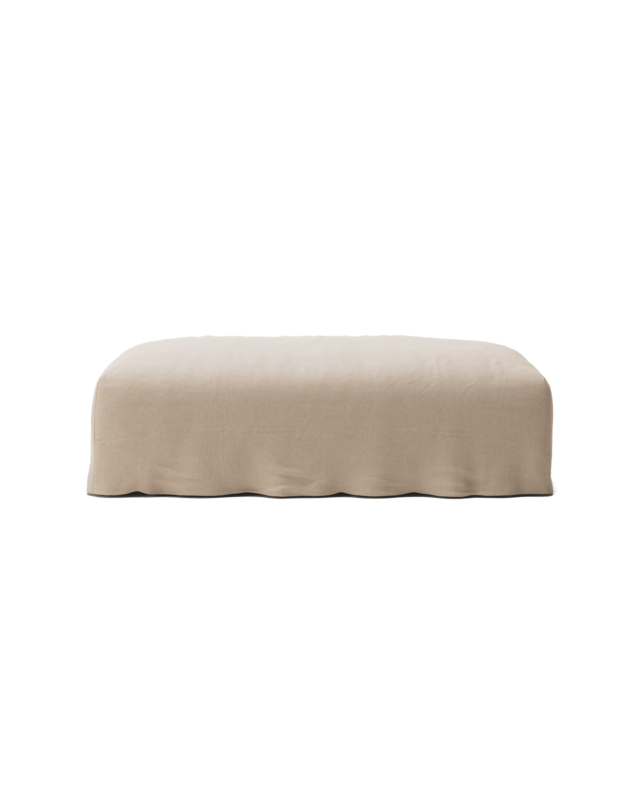 NOMAD - Pouf - Brushed Cotton Sandy Beige