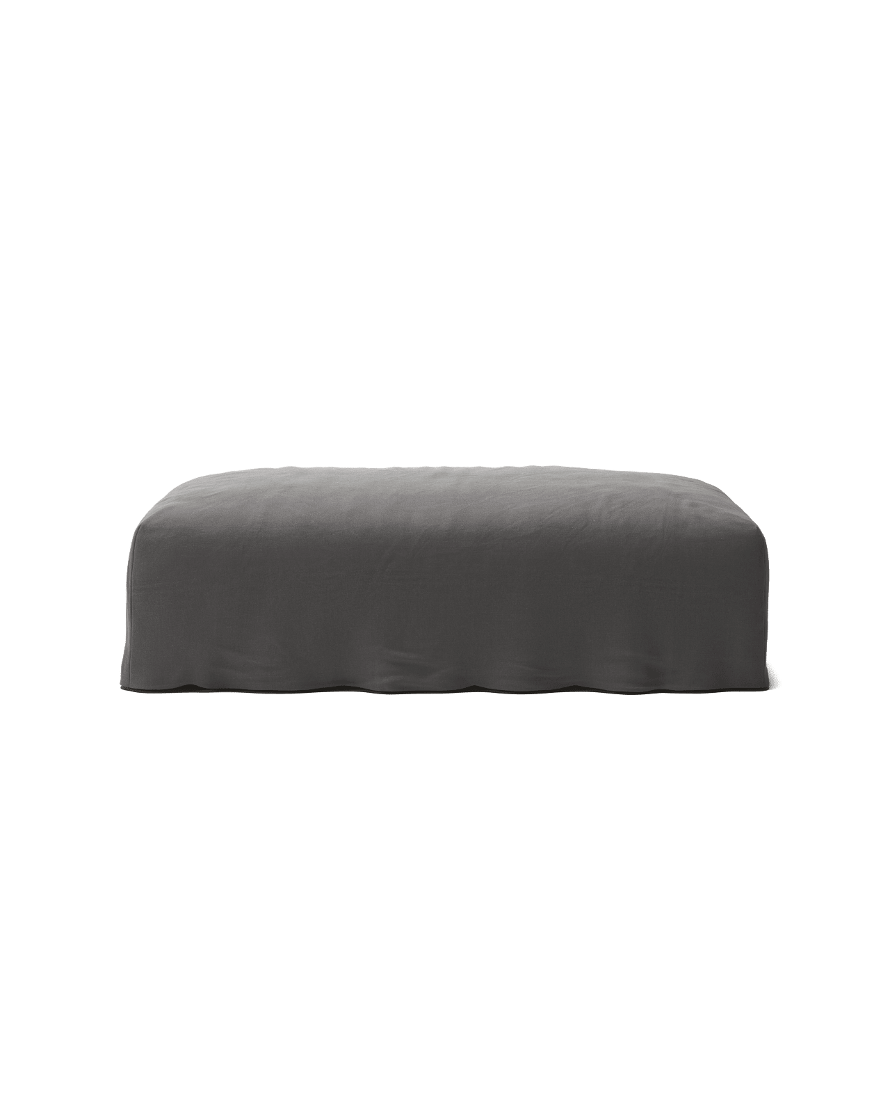 NOMAD - Pouf - Brushed Cotton Dark Gray