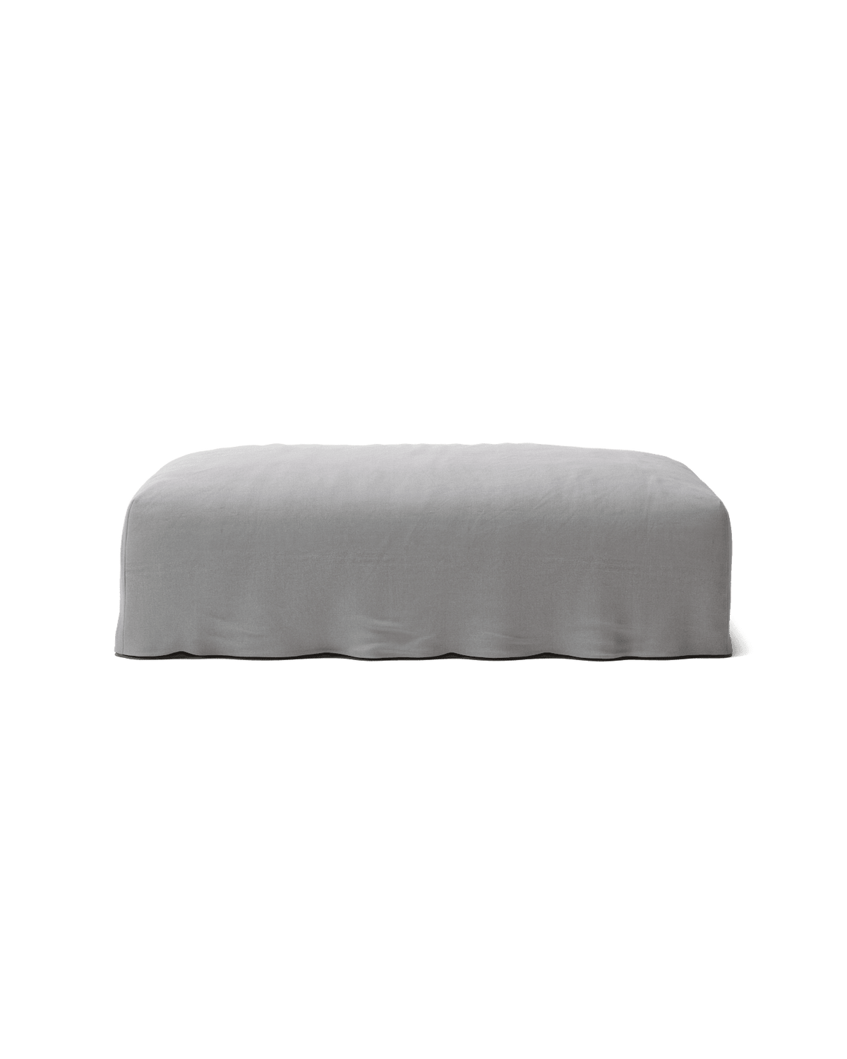 NOMAD - Pouf - Brushed Cotton Light Gray