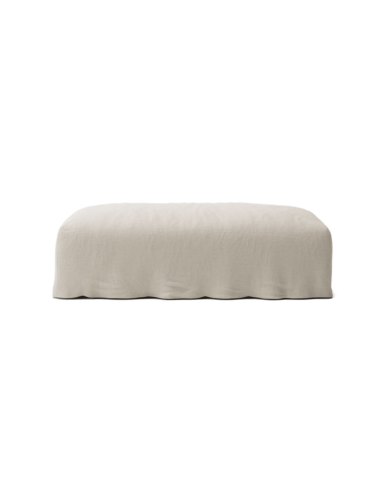NOMAD - Pouf - Pure Linen Off-White