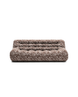 Paloma - 3 Seat - Chenille Jacquard Zebra Brown White