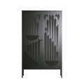 Black Fern - Cabinet - Konrad Blaszczyk - Antracite - Overlay Metal