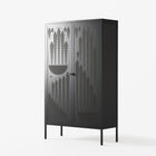 Black Fern - Cabinet - Konrad Blaszczyk - Antracite - Overlay Metal