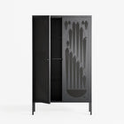 Black Fern - Cabinet - Konrad Blaszczyk - Antracite - Overlay Metal