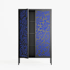 Botanica Blue - Cabinet - Amy Suther - Antracite - Overlay Metal