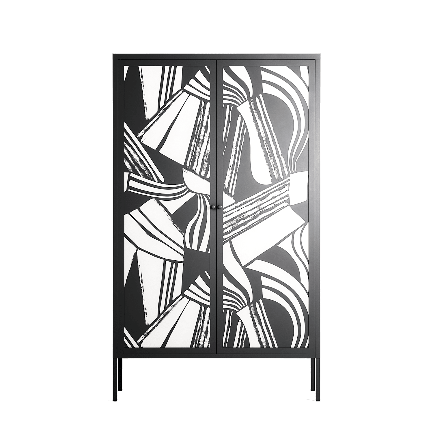 Touch the Ground - Cabinet - Amy Suther - Antracite - Overlay Metal