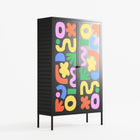 Fun Shapes - Cabinet - Sandra Hutter - Antracite - Overlay Metal