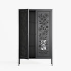 Barbed Bloom - Cabinet - Daphna Sebbane - Antracite - Overlay Metal