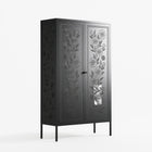 Barbed Bloom - Cabinet - Daphna Sebbane - Antracite - Overlay Metal