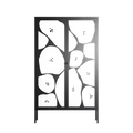 Stones - Cabinet - Magdalena Marchocka - Antracite - Overlay Metal
