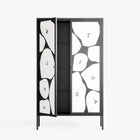 Stones - Cabinet - Magdalena Marchocka - Antracite - Overlay Metal