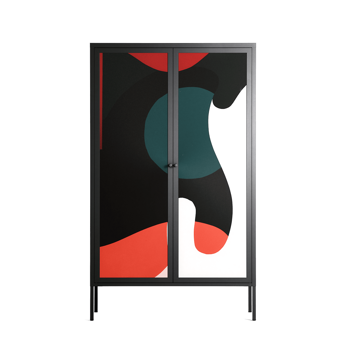 Plume - Cabinet - Rikki Hewitt - Antracite - Overlay Metal