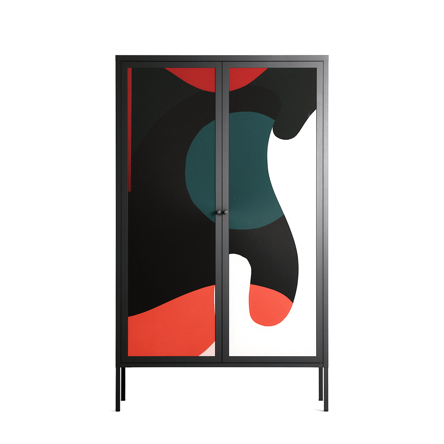 Plume - Cabinet - Rikki Hewitt - Antracite - Overlay Metal