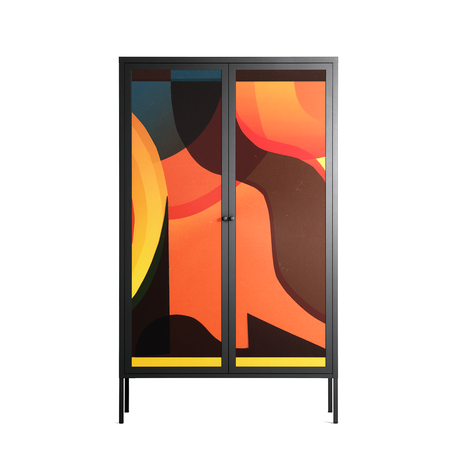 Swift - Cabinet - Rikki Hewitt - Antracite - Overlay Metal