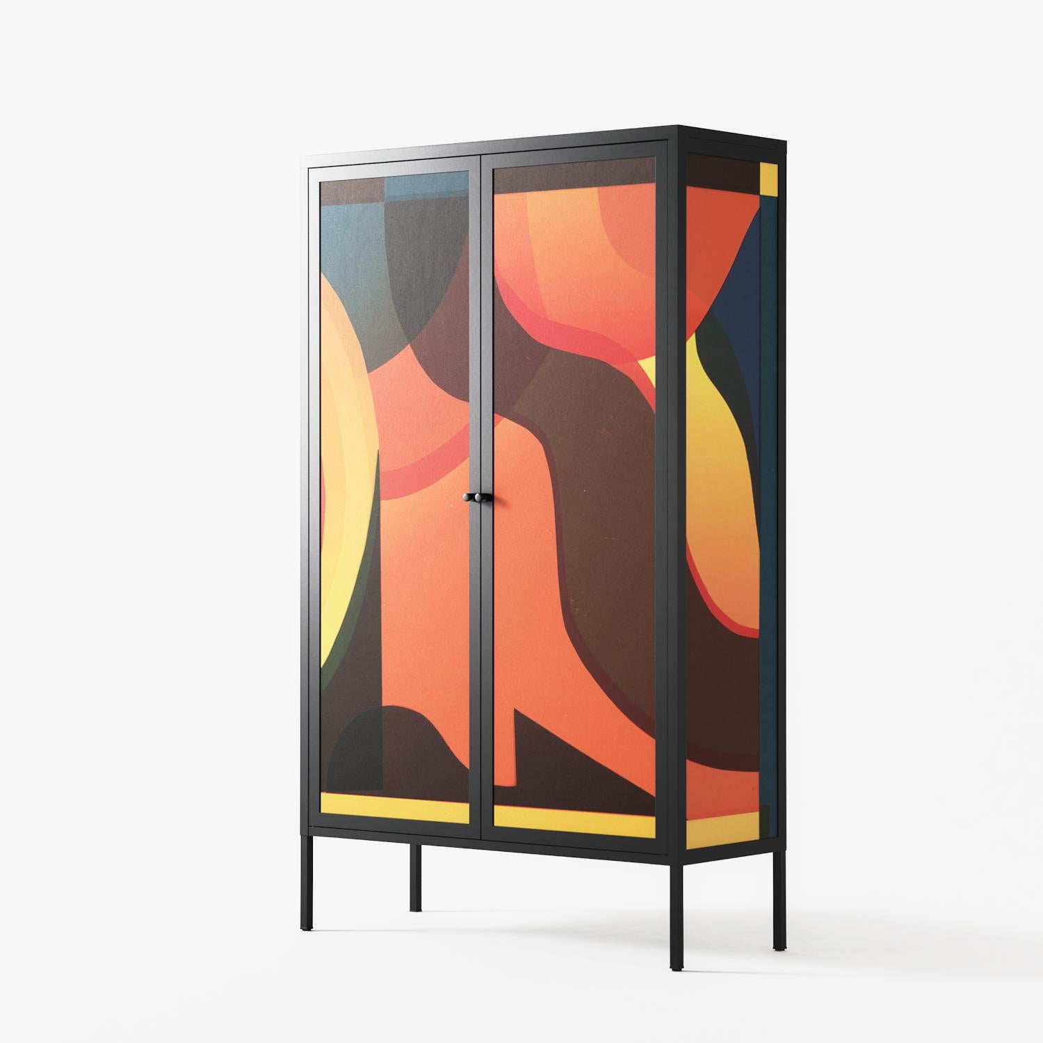 Swift - Cabinet - Rikki Hewitt - Antracite - Overlay Metal