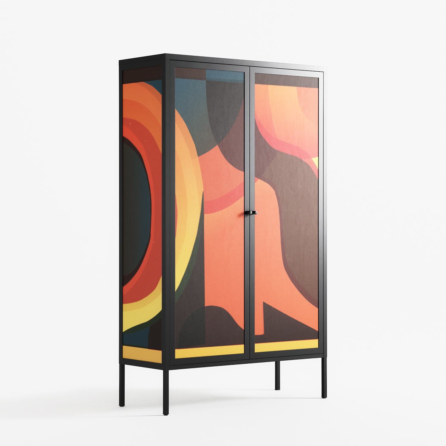 Swift - Cabinet - Rikki Hewitt - Antracite - Overlay Metal