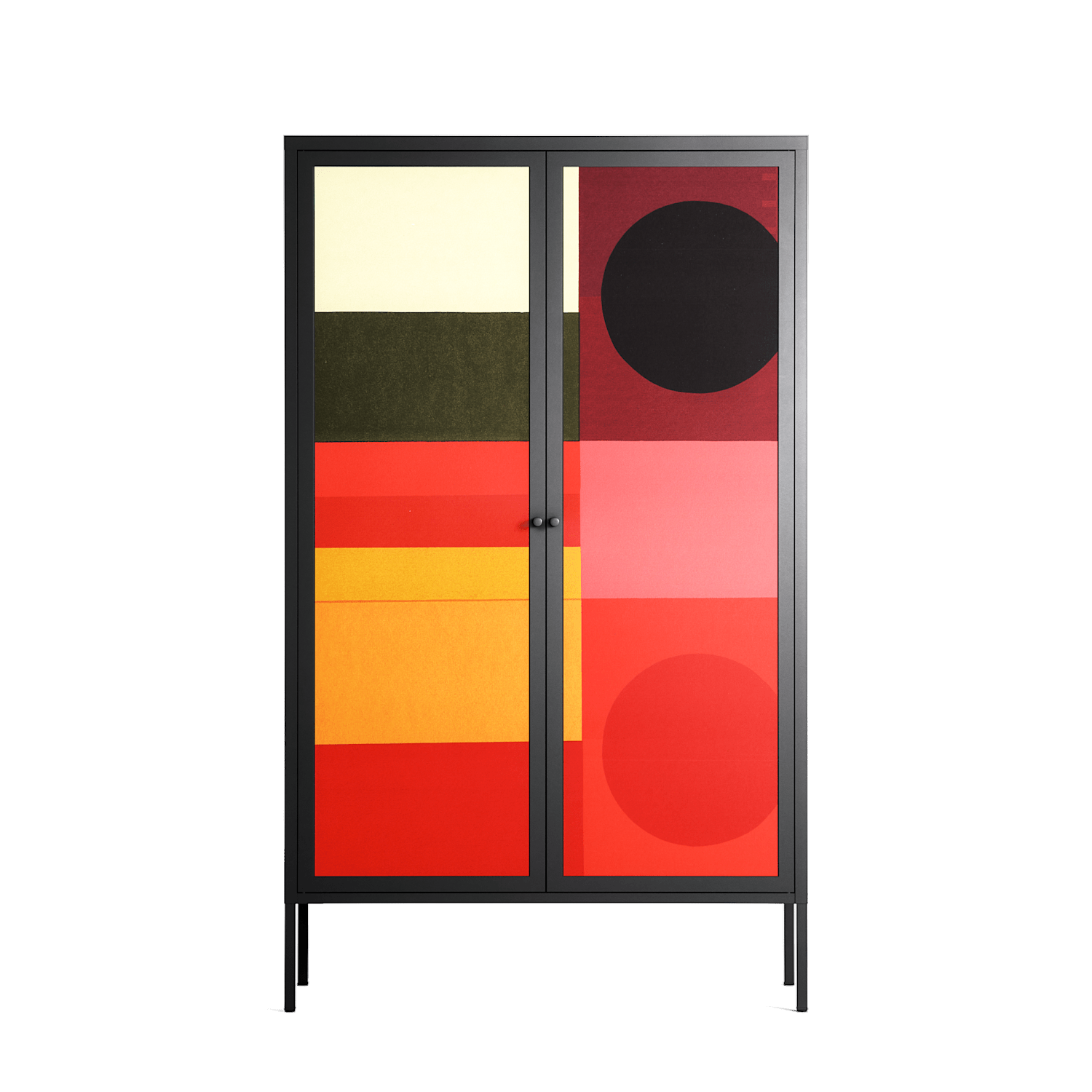 Turnstile - Cabinet - Rikki Hewitt - Antracite - Overlay Metal