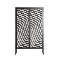Wave In Wave - Cabinet - Guido De Boer - Antracite - Overlay Metal