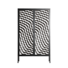 Wave In Wave - Cabinet - Guido De Boer - Antracite - Overlay Metal